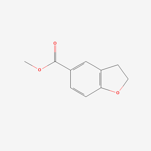 methyl 2,3-dihydro-1-benzofuran-5-carboxylate (CAS: 588702-80-1) - Chemical Structure and Molecular Formula 