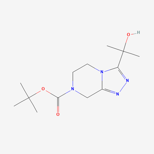 tert-butyl 3-(2-hydroxypropan-2-yl)-6,8-dihydro-5H-[1,2,4]triazolo[4,3-a]pyrazine-7-carboxylate (CAS: 1357923-83-1) - Related Chemical Product