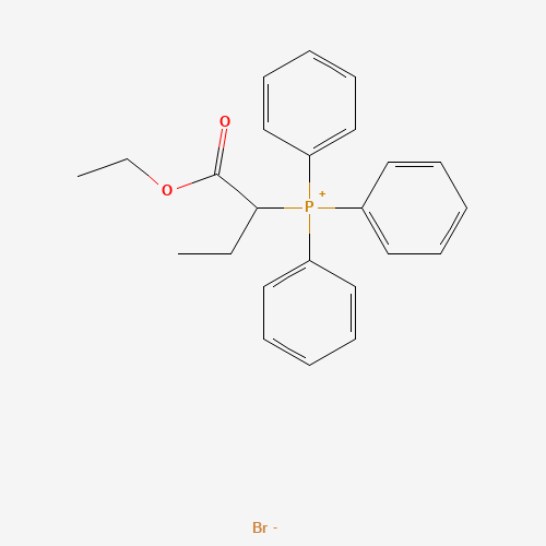 (1-ethoxy-1-oxobutan-2-yl)-triphenylphosphanium;bromide (CAS: 54110-95-1) - Chemical Structure and Molecular Formula 