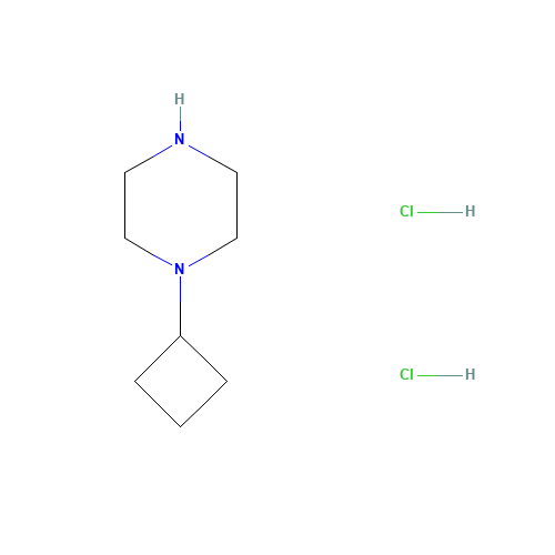 1-cyclobutylpiperazine;dihydrochloride (CAS: 799557-65-6) - Chemical Structure and Molecular Formula 
