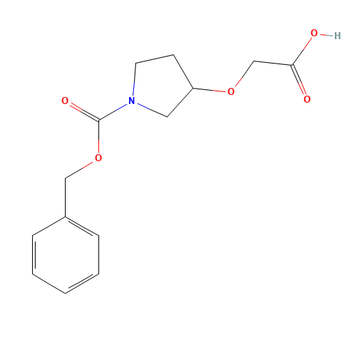 2-(1-phenylmethoxycarbonylpyrrolidin-3-yl)oxyacetic acid (CAS: 889953-08-6) - Related Chemical Product