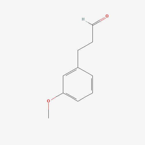 3-(3-methoxyphenyl)propanal (CAS: 40138-66-7) - Chemical Structure and Molecular Formula 