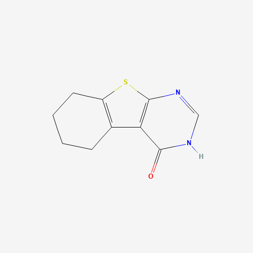5,6,7,8-tetrahydro-3H-[1]benzothiolo[2,3-d]pyrimidin-4-one (CAS: 14346-24-8) - Chemical Structure and Molecular Formula 
