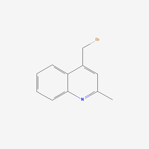 4-(bromomethyl)-2-methylquinoline (CAS: 864779-06-6) - Chemical Structure and Molecular Formula 