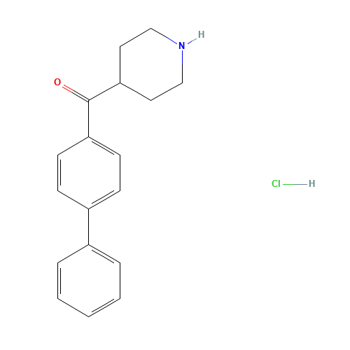 (4-phenylphenyl)-piperidin-4-ylmethanone;hydrochloride (CAS: 1187927-65-6) - Related Chemical Product