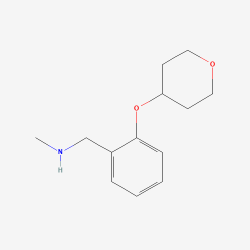 N-methyl-1-[2-(oxan-4-yloxy)phenyl]methanamine (CAS: 906352-71-4) - Related Chemical Product