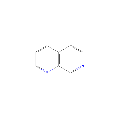 1,7-naphthyridine (CAS: 253-69-0) - Chemical Structure and Molecular Formula 