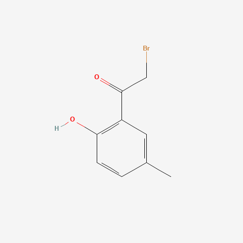 2-bromo-1-(2-hydroxy-5-methylphenyl)ethanone (CAS: 51317-87-4) - Chemical Structure and Molecular Formula 