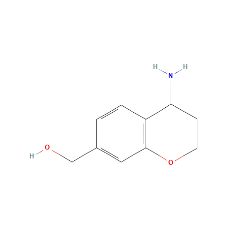 (4-amino-3,4-dihydro-2H-chromen-7-yl)methanol (CAS: 784205-09-0) - Chemical Structure and Molecular Formula 