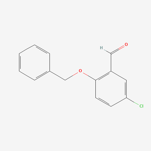 5-chloro-2-phenylmethoxybenzaldehyde (CAS: 38544-16-0) - Chemical Structure and Molecular Formula 
