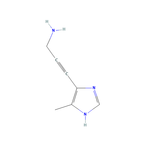 3-(5-methyl-1H-imidazol-4-yl)prop-2-yn-1-amine (CAS: 214153-37-4) - Related Chemical Product
