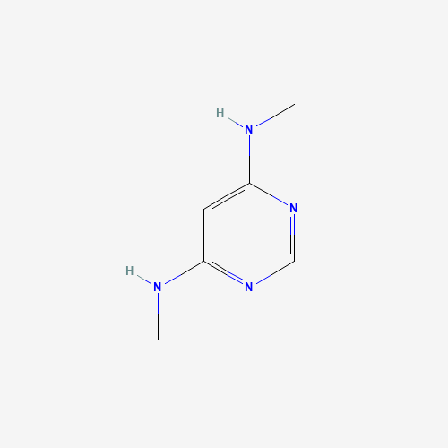 4-N,6-N-dimethylpyrimidine-4,6-diamine (CAS: 66131-72-4) - Chemical Structure and Molecular Formula 