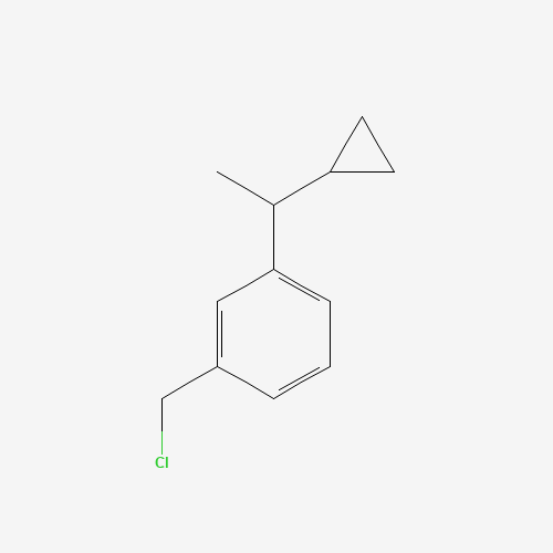 1-(chloromethyl)-3-(1-cyclopropylethyl)benzene (CAS: 921602-57-5) - Related Chemical Product