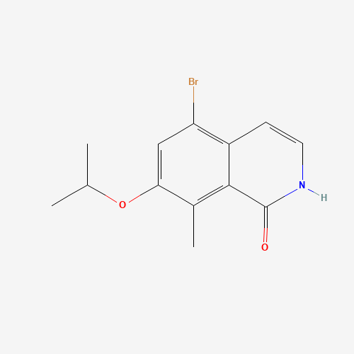 5-bromo-8-methyl-7-propan-2-yloxy-2H-isoquinolin-1-one (CAS: 1616289-92-9) - Related Chemical Product