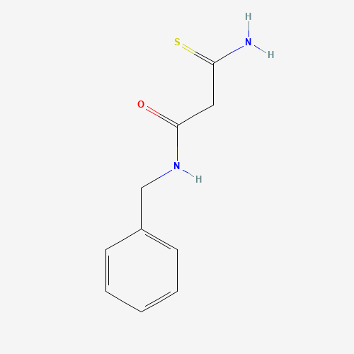 3-amino-N-benzyl-3-sulfanylidenepropanamide (CAS: 102817-84-5) - Chemical Structure and Molecular Formula 