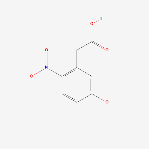2-(5-methoxy-2-nitrophenyl)acetic acid (CAS: 20876-29-3) - Chemical Structure and Molecular Formula 