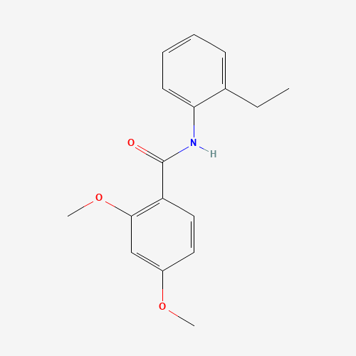 N-(2-ethylphenyl)-2,4-dimethoxybenzamide (CAS: 333347-49-2) - Chemical Structure and Molecular Formula 