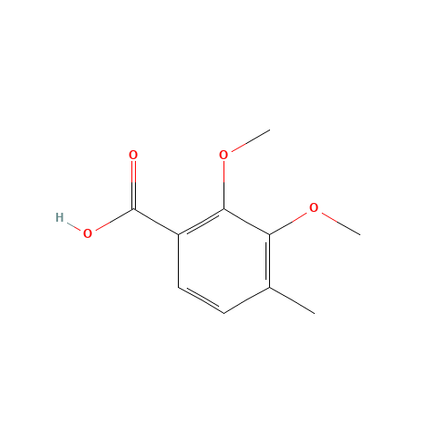 2,3-dimethoxy-4-methylbenzoic acid (CAS: 77869-39-7) - Chemical Structure and Molecular Formula 