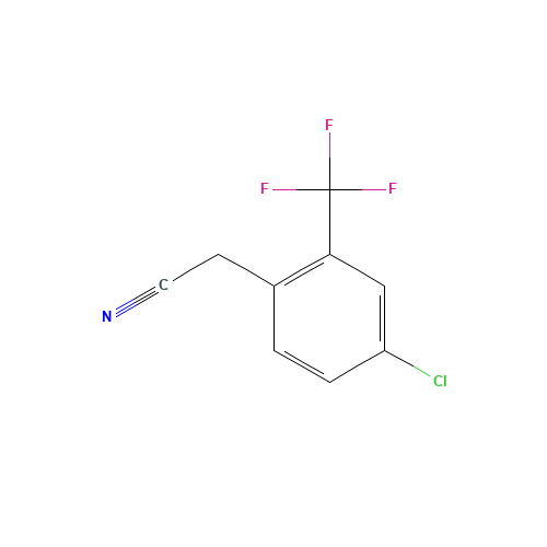 2-[4-chloro-2-(trifluoromethyl)phenyl]acetonitrile (CAS: 85386-80-7) - Related Chemical Product