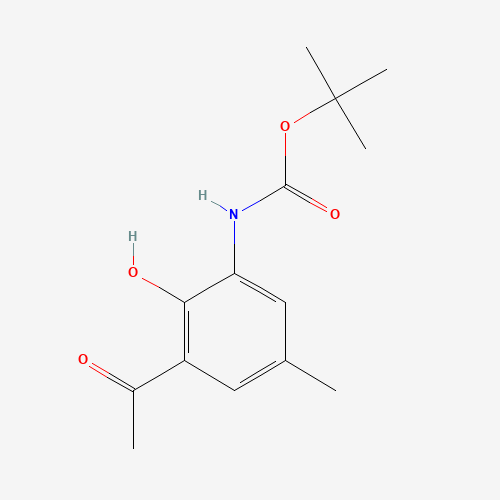 tert-butyl N-(3-acetyl-2-hydroxy-5-methylphenyl)carbamate (CAS: 886362-10-3) - Related Chemical Product