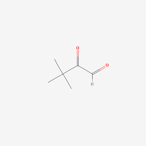 3,3-dimethyl-2-oxobutanal (CAS: 4480-47-1) - Chemical Structure and Molecular Formula 