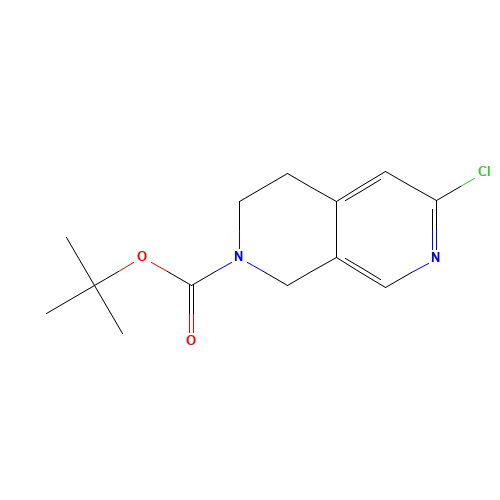 tert-butyl 6-chloro-3,4-dihydro-1H-2,7-naphthyridine-2-carboxylate (CAS: 1396777-92-6) - Related Chemical Product