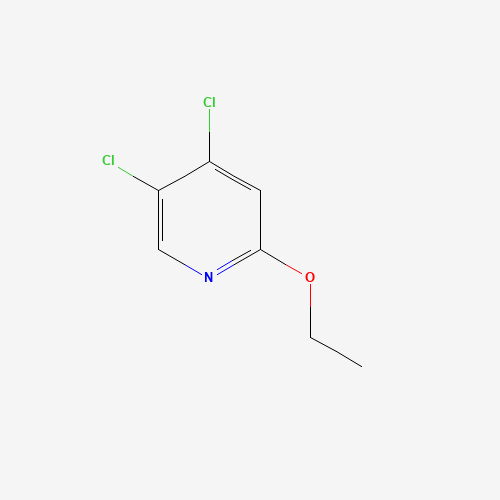 4,5-dichloro-2-ethoxypyridine (CAS: 857991-71-0) - Chemical Structure and Molecular Formula 