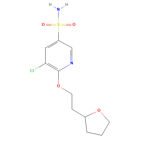 5-chloro-6-[2-(oxolan-2-yl)ethoxy]pyridine-3-sulfonamide (CAS: 1228876-32-1) - Related Chemical Product