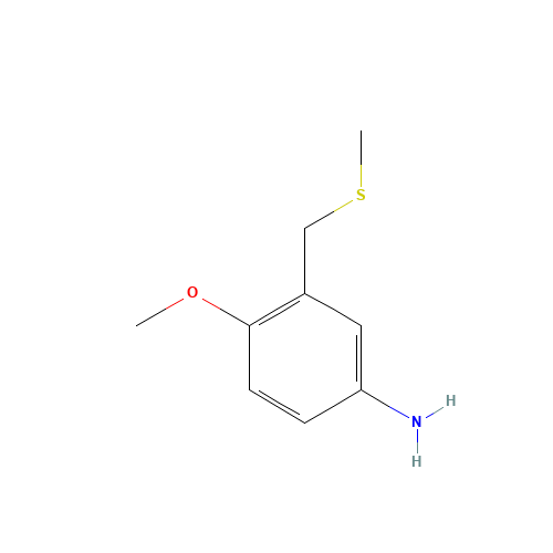 4-methoxy-3-(methylsulfanylmethyl)aniline (CAS: 288151-81-5) - Related Chemical Product