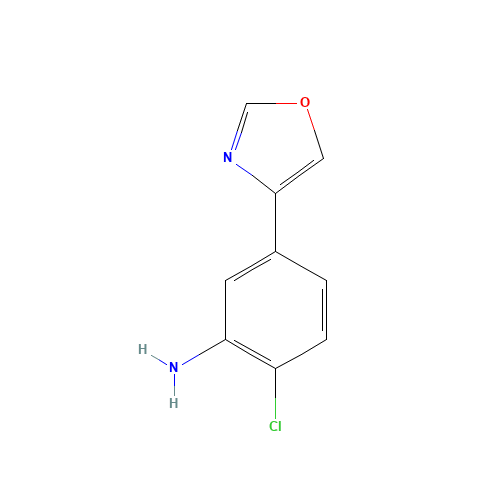 2-chloro-5-(1,3-oxazol-4-yl)aniline (CAS: 916051-61-1) - Related Chemical Product