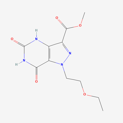 methyl 1-(2-ethoxyethyl)-5,7-dioxo-4H-pyrazolo[4,3-d]pyrimidine-3-carboxylate (CAS: 792970-10-6) - Related Chemical Product