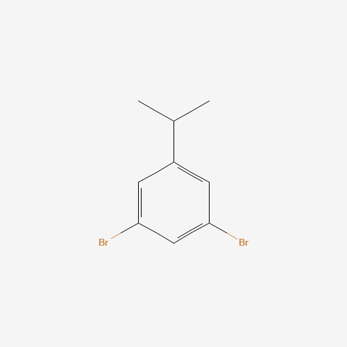 1,3-dibromo-5-propan-2-ylbenzene (CAS: 62655-20-3) - Chemical Structure and Molecular Formula 