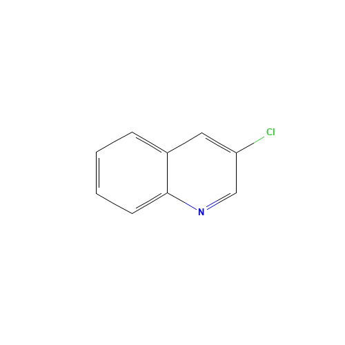 3-chloroquinoline (CAS: 612-59-9) - Chemical Structure and Molecular Formula 