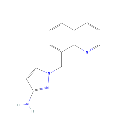 1-(quinolin-8-ylmethyl)pyrazol-3-amine (CAS: 1183577-36-7) - Related Chemical Product