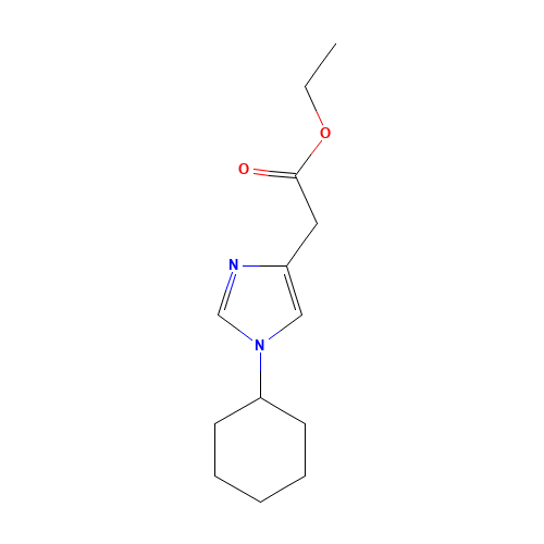 ethyl 2-(1-cyclohexylimidazol-4-yl)acetate (CAS: 1254831-47-4) - Related Chemical Product