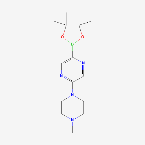 2-(4-methylpiperazin-1-yl)-5-(4,4,5,5-tetramethyl-1,3,2-dioxaborolan-2-yl)pyrazine (CAS: 1186041-98-4) - Related Chemical Product