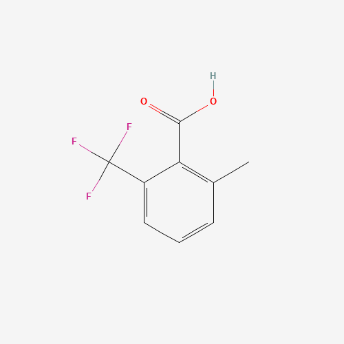 2-methyl-6-(trifluoromethyl)benzoic acid (CAS: 1104383-68-7) - Chemical Structure and Molecular Formula 