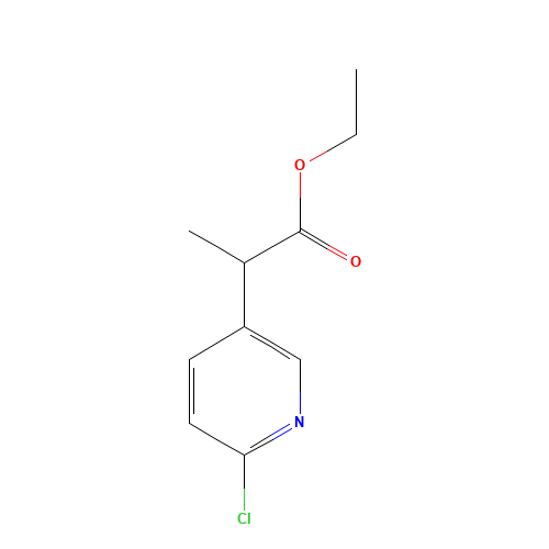 ethyl 2-(6-chloropyridin-3-yl)propanoate (CAS: 57554-82-2) - Related Chemical Product