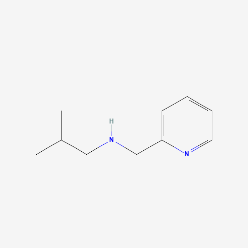 2-methyl-N-(pyridin-2-ylmethyl)propan-1-amine (CAS: 892592-08-4) - Chemical Structure and Molecular Formula 