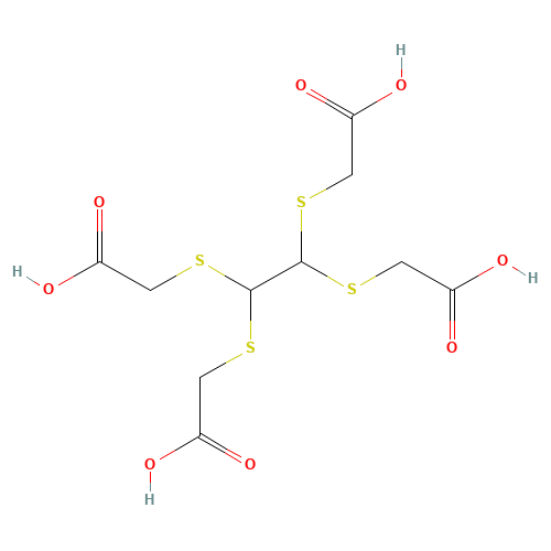 2-[1,2,2-tris(carboxymethylsulfanyl)ethylsulfanyl]acetic acid (CAS: 10003-69-7) - Related Chemical Product
