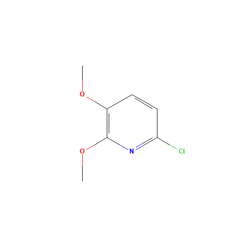6-chloro-2,3-dimethoxypyridine (CAS: 1087659-30-0) - Chemical Structure and Molecular Formula 