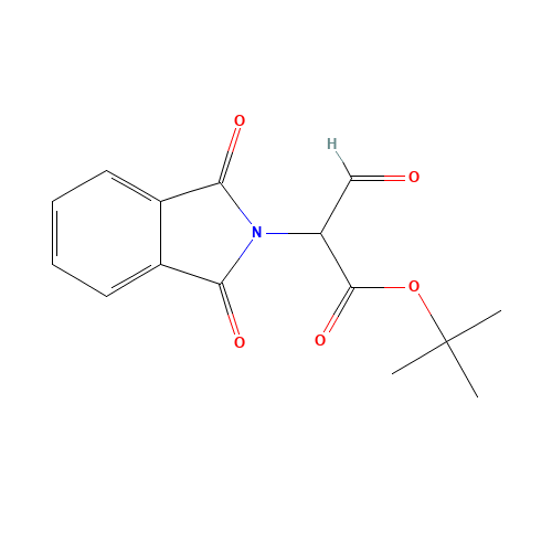 tert-butyl 2-(1,3-dioxoisoindol-2-yl)-3-oxopropanoate (CAS: 40367-35-9) - Chemical Structure and Molecular Formula 