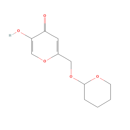 5-hydroxy-2-(oxan-2-yloxymethyl)pyran-4-one (CAS: 103893-45-4) - Related Chemical Product