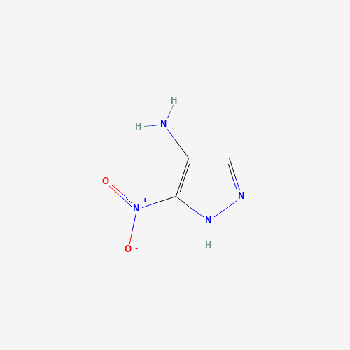 5-nitro-1H-pyrazol-4-amine (CAS: 170312-10-4) - Chemical Structure and Molecular Formula 
