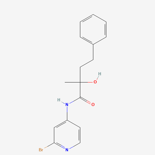 N-(2-bromopyridin-4-yl)-2-hydroxy-2-methyl-4-phenylbutanamide (CAS: 1433904-81-4) - Related Chemical Product
