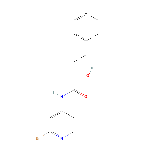 N-(2-bromopyridin-4-yl)-2-hydroxy-2-methyl-4-phenylbutanamide (CAS: 1433904-81-4) - Related Chemical Product