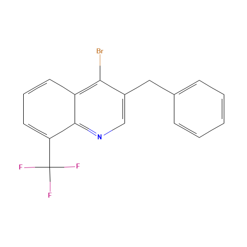 3-benzyl-4-bromo-8-(trifluoromethyl)quinoline (CAS: 854778-05-5) - Related Chemical Product