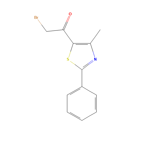 2-bromo-1-(4-methyl-2-phenyl-1,3-thiazol-5-yl)ethanone (CAS: 7520-95-8) - Related Chemical Product