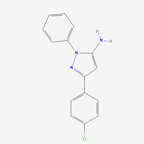5-(4-chlorophenyl)-2-phenylpyrazol-3-amine (CAS: 19652-14-3) - Related Chemical Product