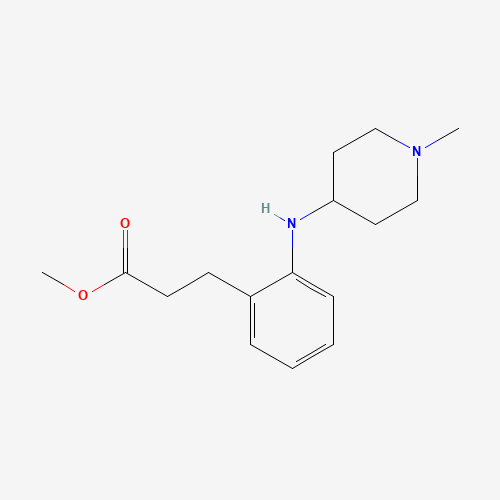 methyl 3-[2-[(1-methylpiperidin-4-yl)amino]phenyl]propanoate (CAS: 1063407-08-8) - Related Chemical Product